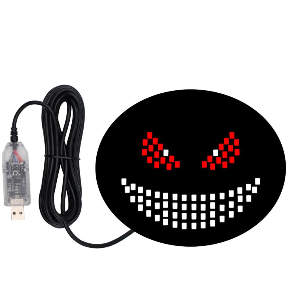 Car Devil's Eye LED Decorative Light Strips Rear Window Warning Light Devil Eye Atmosphere Lamps Car Decoration Accessories