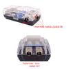 Auto-Audio-Modifikation Zinklegierung Vernickelung Mini-Sicherungshalter Stereo-Audio AFS-Sicherungshalter Stromverteilerblock Sicherungskasten