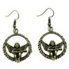 Angel Charm Dangle Earrings Retro Jewelry Design Wing Pendants Women Jewelry
