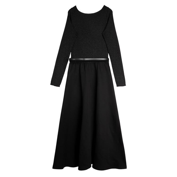 ELLE Comfortable Versatile Simple Long Sleeve Dress Women dresses EL52882