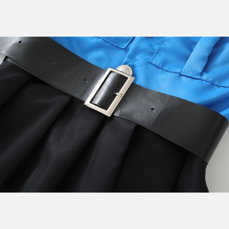 Gioco di Ruolo Polizia Vestito Vestiti per Travestimento Uniforme da Agente di Polizia Tute Costumi per Performance di Halloween
