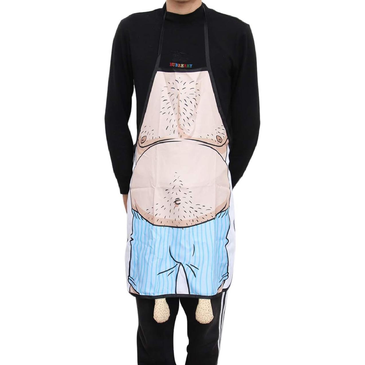 

Забавные мужские фартуки для готовки и гриля, оригинальный кухонный фартук с животом для мужчин, смешной костюм, кухонный живот