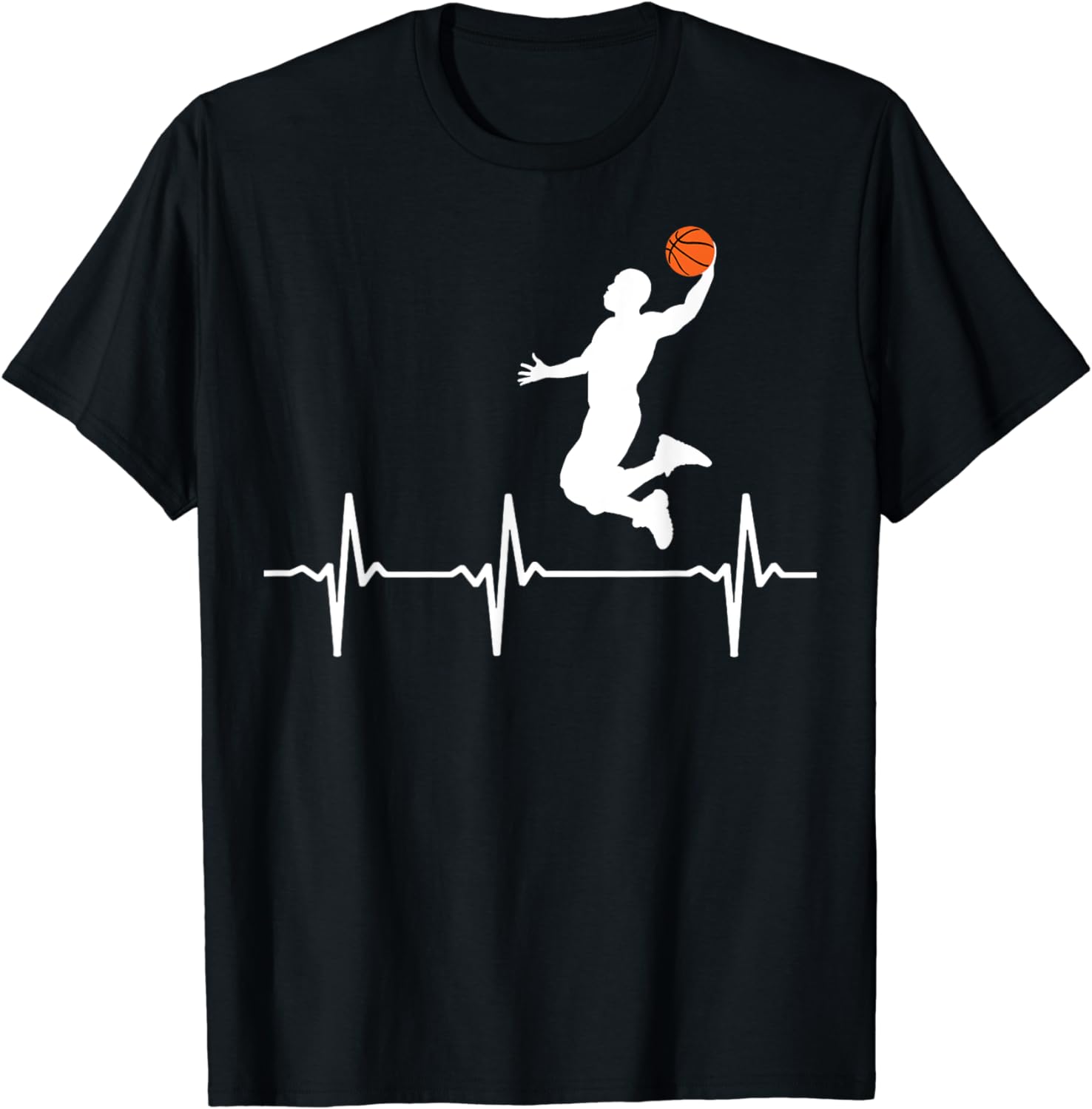 Basketball Heartbeat Shirts for Unisex and Boys TShirt Sports Clothes  Streetwear  Unisex Clothing  Camiseta Hombre S