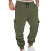 Men's Joggers Pants Loose Drawstring Long Pants Men Multi-pocket Sweatpants Casual Cargo Trousers for Men Fitness
