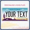 Custom Arizona License Plate Personalized Metal Tin Sign Car Truck Bike