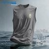 Jeanswest Herren Atmungsaktives Ärmelloses Tanktop aus Eis-Seide