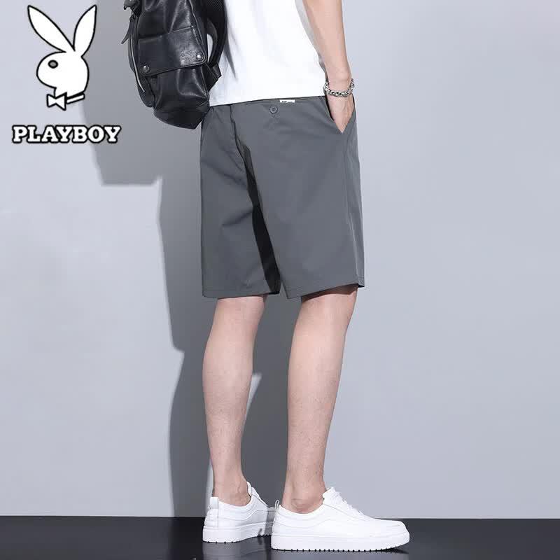 PLAYBOY Men s Ice Silk Casual Shorts 2XL