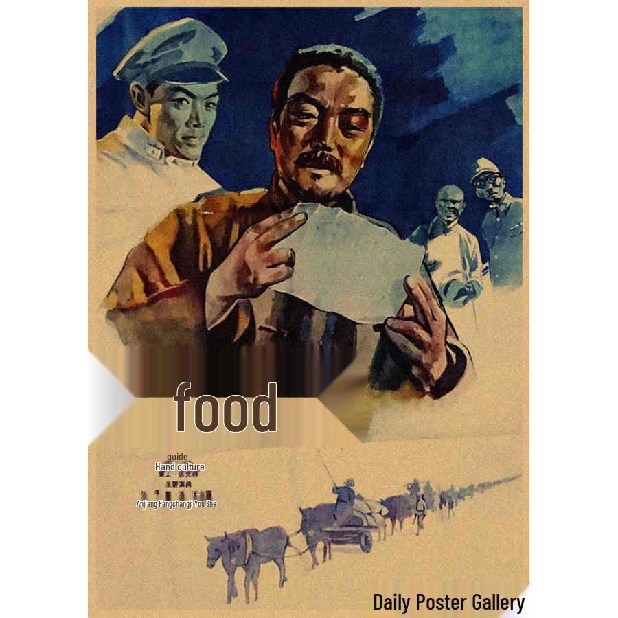 Vintage 60s-70s Nostalgic Film Poster Retro Kraft Paper Wall Art Mural