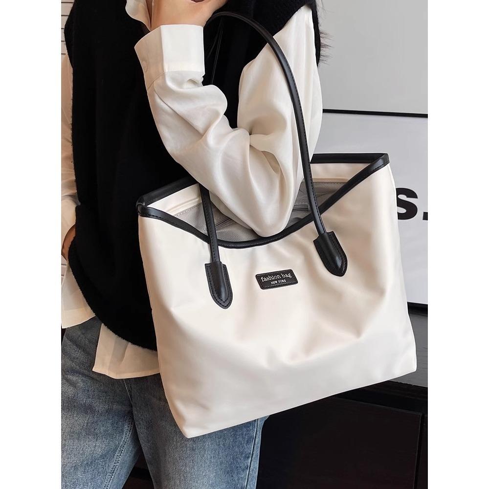 Customized bags Women's large-capacity tote bags New commuter fashion large bags Portable shoulder bags Oxford butote bags