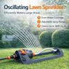 19-Hole Automatic Oscillating Sprinkler Garden Watering Tool For Lawn Flower Yard Adjustable Spray Tool