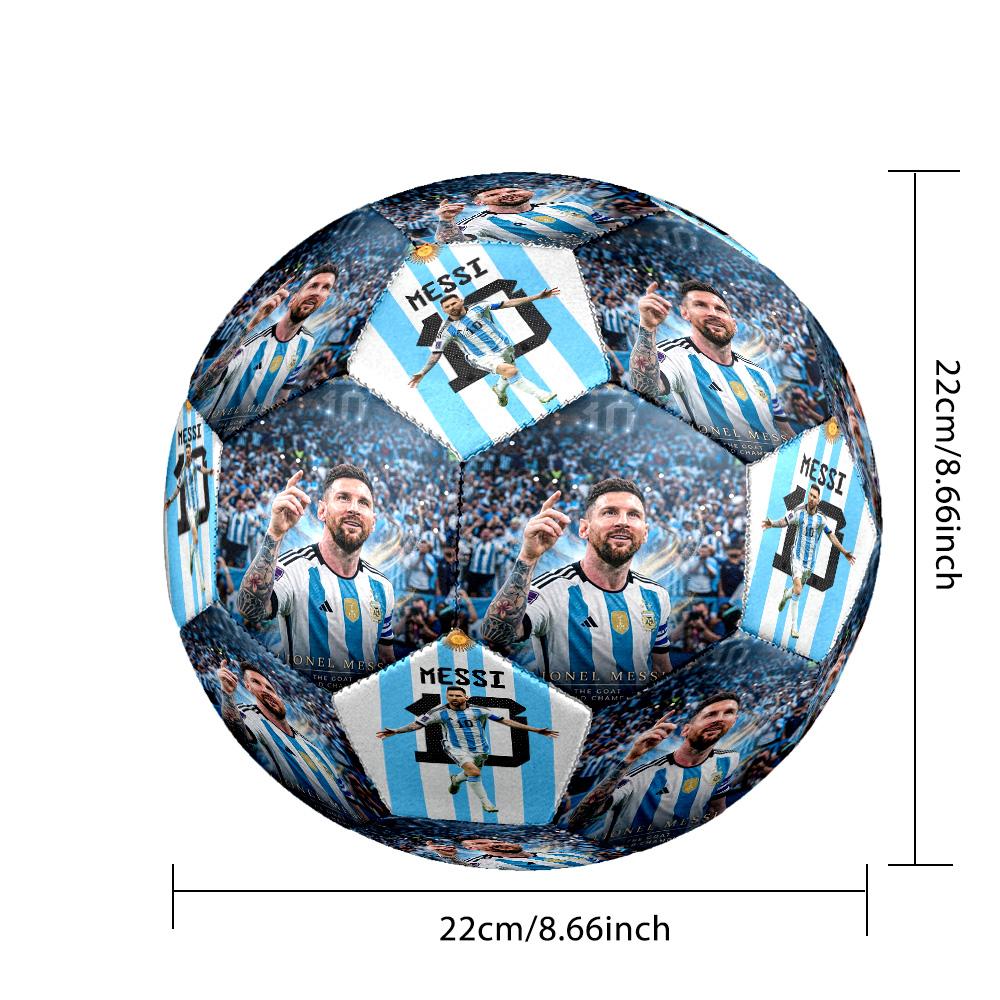Messi 10 Number Leo Messi Soccer Legend Soccer Ball Size 5 Football Machinestitched Indooroutdoor Universal Football Perfect Gift For Sports Enthusias