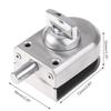 24TE Stainless Steel Glass Door Lock Knob Sliding Floor for Latch Lock Bolt Ground Lock for Bathroom Toilet Shop Glass Doors