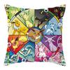 Cartoon Throw Pillow Covers Living Room Decoration Printed Sofa Cushion Cover Polyester Soft Pillowcase