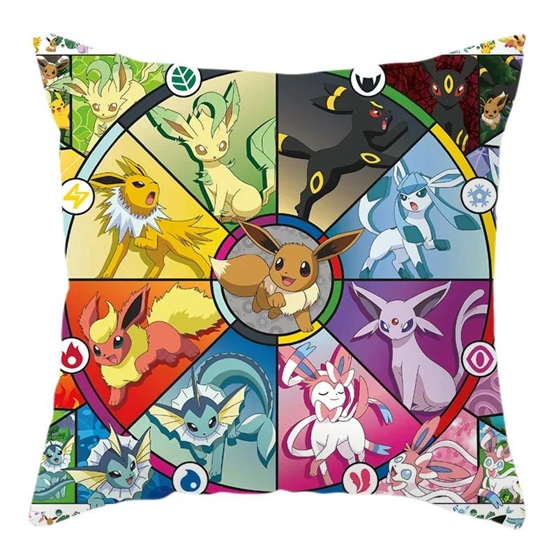 Cartoon Throw Pillow Covers Living Room Decoration Printed Sofa Cushion Cover Polyester Soft Pillowcase