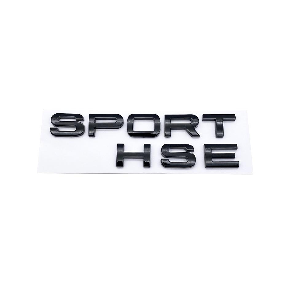 WDC5 New Car 3D ABS Letters Badge SPORT HSE Emblem for SUV Series Rear Trunk Tail Styling Sticker Accessories