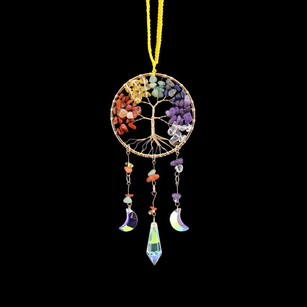 Tree of Life Crystal Sun Catcher Ornament Pendant