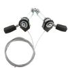1 Paar 3x6/7 Versnellingen MTB Fiets Duim Versnellingspook Bovenmontage Shifters met Binnenkabel voor Stuur met 22,2 mm Diameter