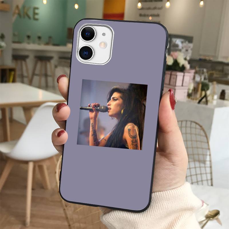 Yinuoda Amy Winehouse Phone Case for iPhone 11 12 13 mini pro XS MAX 8 7 6 6S Plus X 5S SE 2020 XR cover