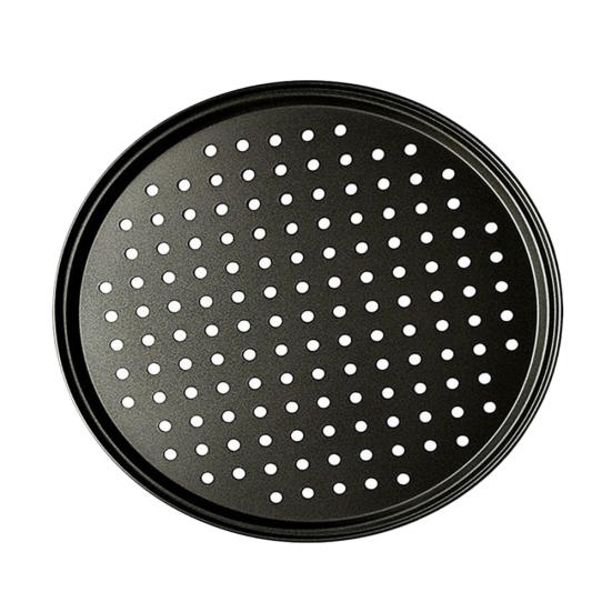 28/32 cm Stahl Antihaft-Pizza-Backform Platte mit Loch Backgeschirr Backwerkzeug Verkauf Waren