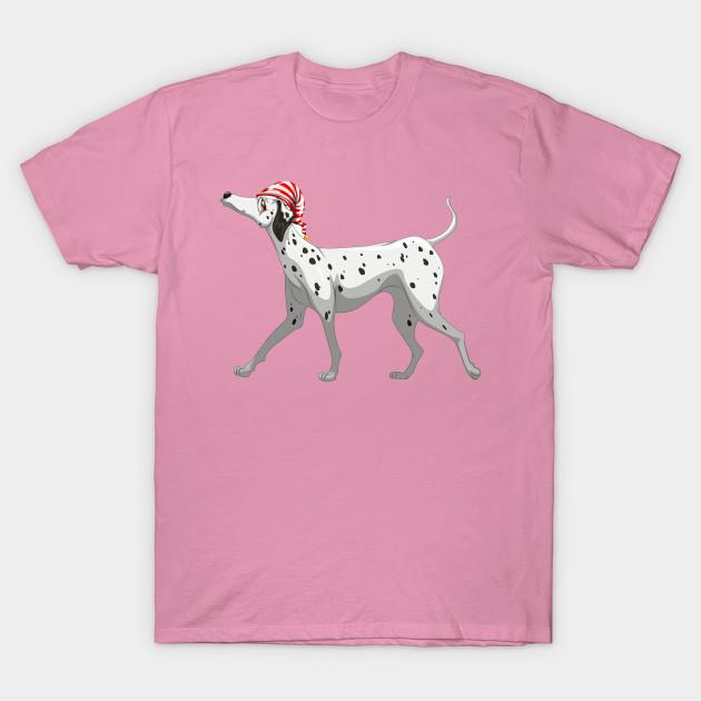 T Shirt Women Dalmatian Christmas Shirt Dog Holiday Dalmatian Lo Harajuku Print Kawaii Tshirt Summer Short Sleeve Female T-Shirt Top Tee