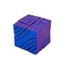 1 Stück 3D-gedrehter Spiralwürfel Magisches Verwandlungsdesign Spielzeug Kein Strom erforderlich Gemischte Farbe Kunststoff Stressabbau Spielzeug