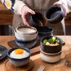 Tigela de Arroz Japonesa de 5 Polegadas: Louça Versátil para Sopa, Salada e Refeições