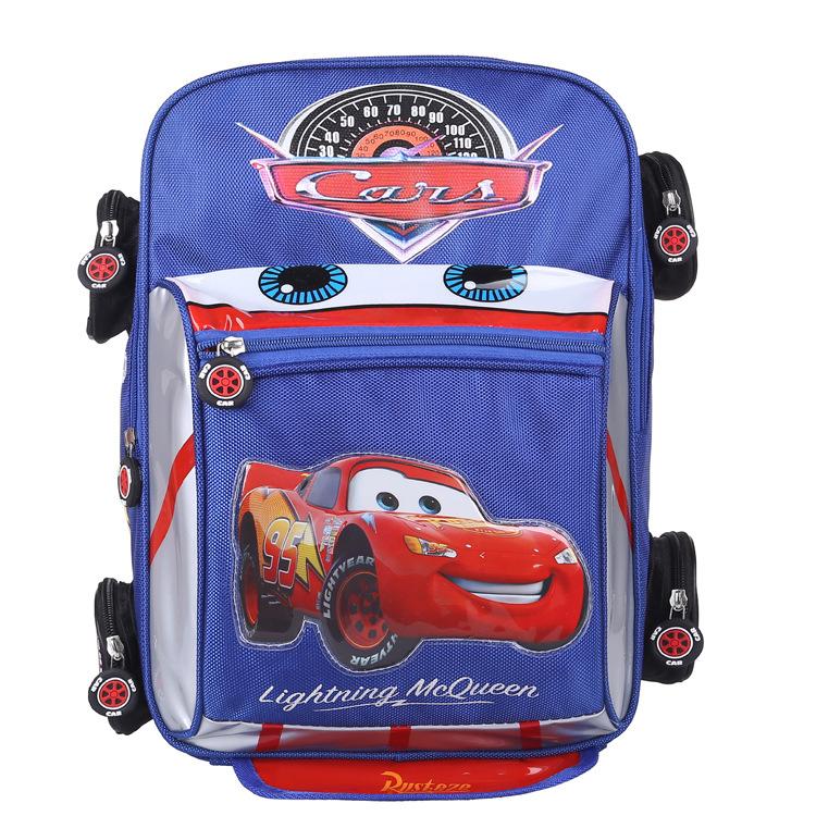 's New Children's Backpack - Cartoon Elementary School Backpack - McQueen Car Dual-Shoulder Backpack