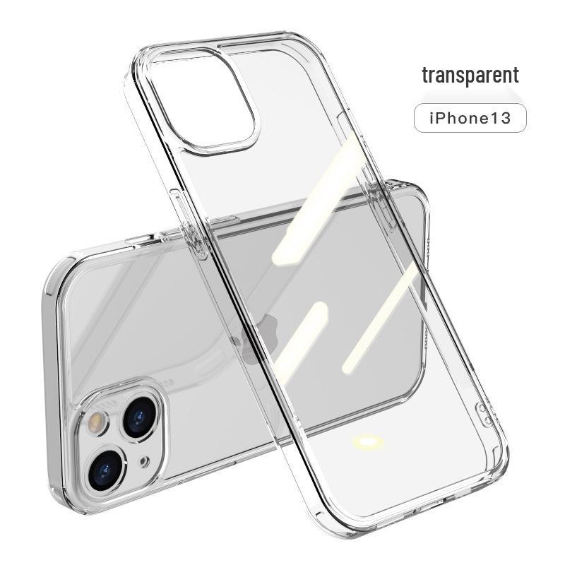 

Suitable for Apple 17 iPhone SE4 16Pro 15Max 13 All-Transparent Glass Phone Case - Hard, High-Transparency, Full Coverage, Simple Design. iPhone 14