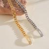 Metal wind chain buckle bracelet personalized fashion design bracelet feeling bracelet jewelry