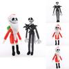 Adorable Nightmare Before Christmas Jack Skellington And Santa Jack Plush Toys