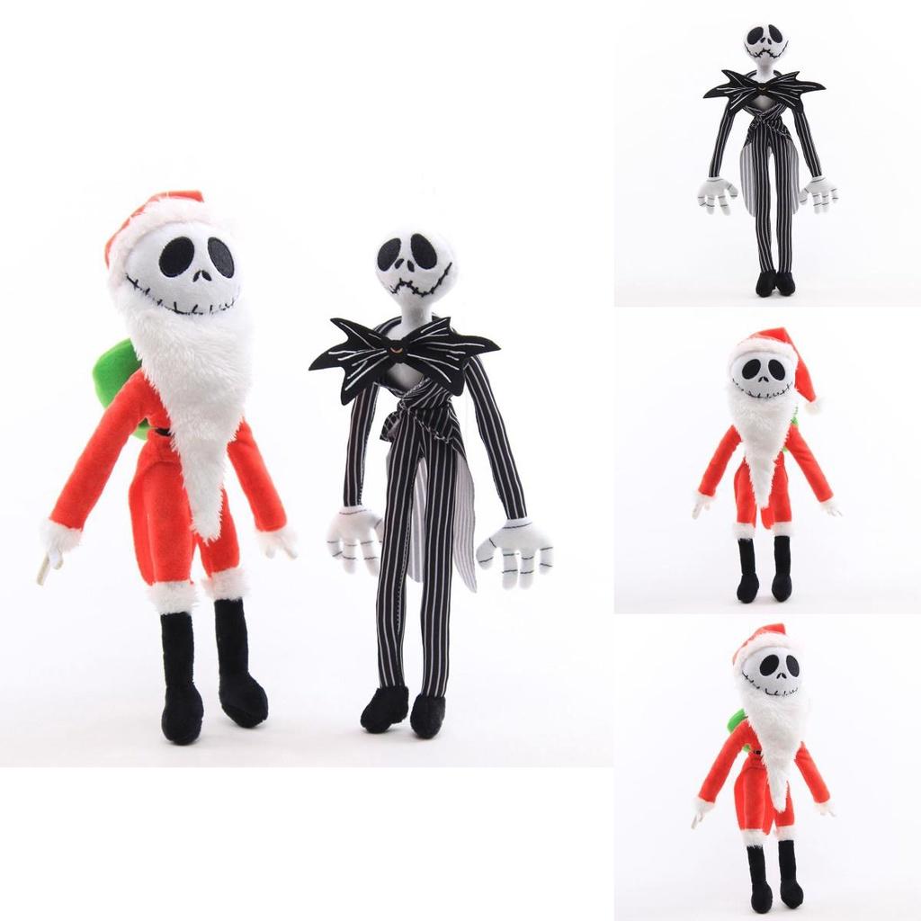 Adorable Nightmare Before Christmas Jack Skellington And Santa Jack Plush Toys