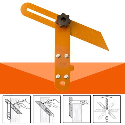 Versatile T-Shaped Angle Gauges with 360-Degree & Double Scales Accurate Angle Measurement Tool Durable for Carpenter