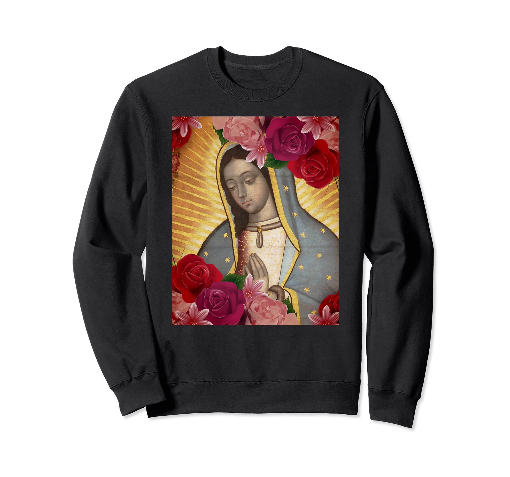 

Our Lady of Guadalupe Rose Mexican Catholic Juan Diego Gift Sweatshirt