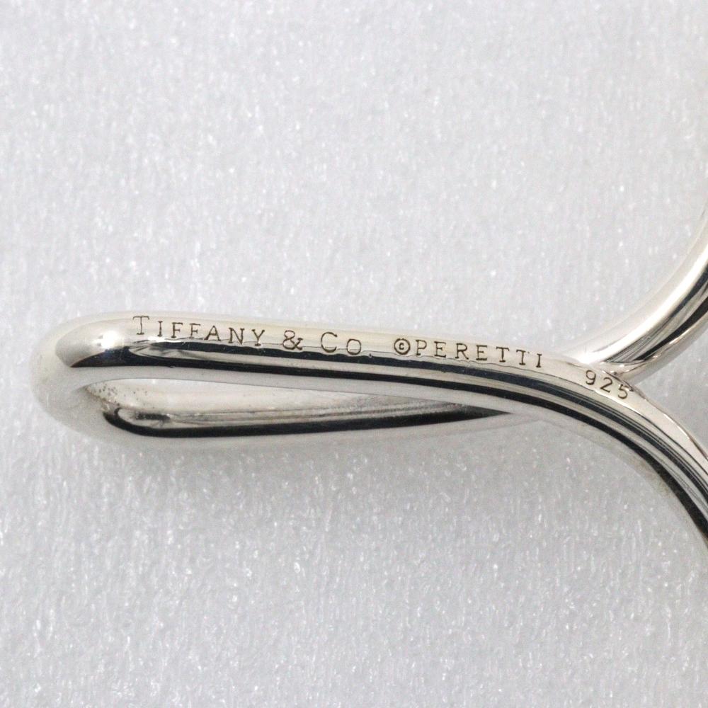 TIFFANY&Co. Duży naszyjnik z krzyżykiem Infinity Otwarty krzyż Elsa Peretti Srebro925 krzyż 22,5g Kobiety Używany