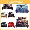 Spiderman Football Pattern Bedding Set 3-piece Bed Set For Students