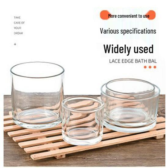 Thick Glass Aroma Candle Cup for Home & Hotel Decor