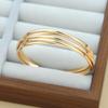 2024 Trendy Multi-Strand Intersecting Opening Bracelet for Women - KC Gold Light Luxury Niche Exquisite Armlet