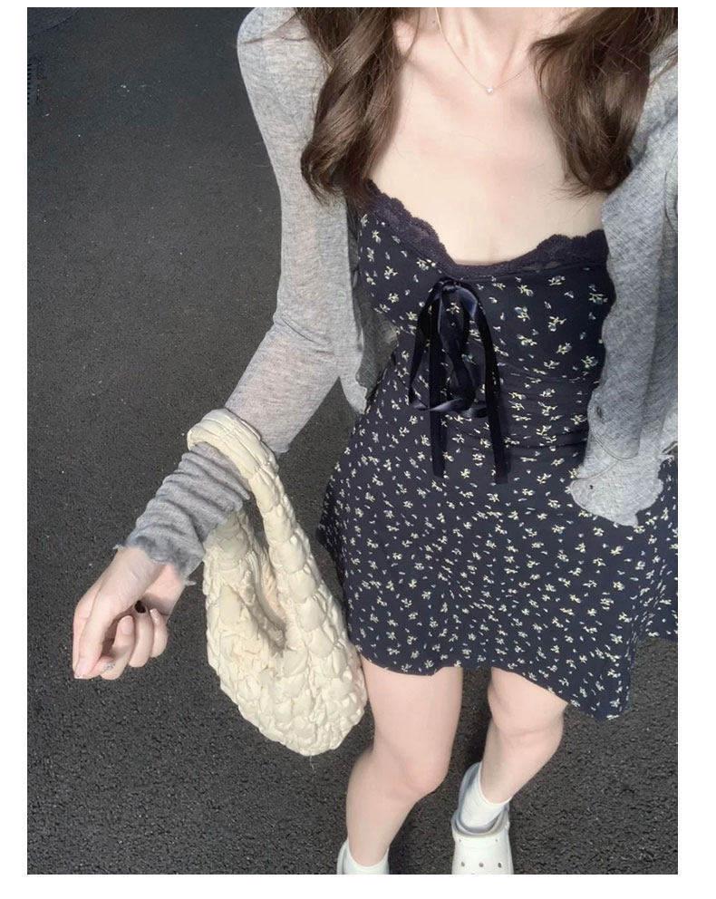 Floral Cardigan & Skirt Set - 2026 Korean Style Summer Beach Outfit