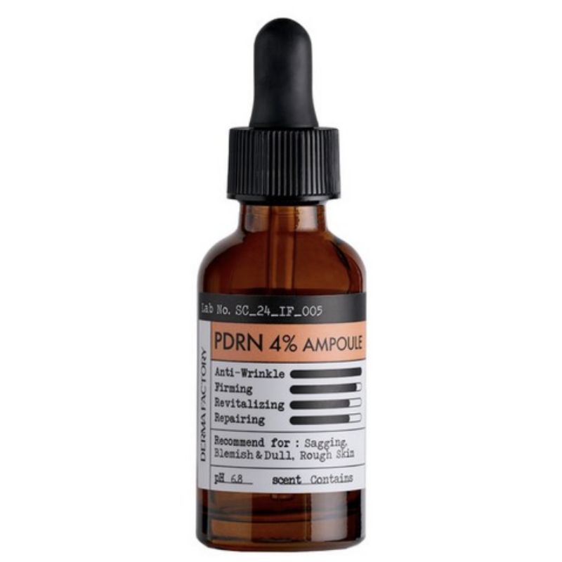 Derma Factory PDRN 4% Repair Ampoule 30ml – Skin Regeneration & Intensive Firming Serum