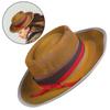 Brown Fashion Western Hats Travel Sun Hat Circuses Show Hat Popular Headwear with Handmade Old Stylish
