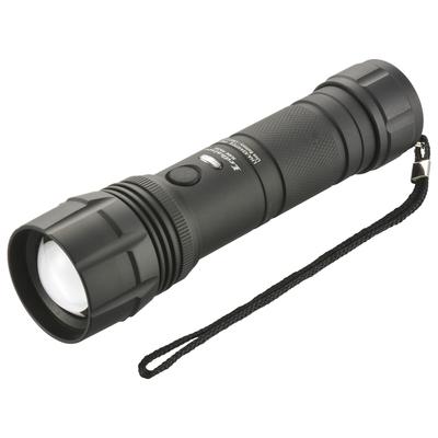 Ohm Electric LED Flashlight Handy Light Waterproof Shockproof LED Zoom Light Red Kaiser Slide Focus 1000 Lumens Dimmable Flashing Compliant with ANSI