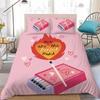 Two Tigers LOVE You're My Perfect Match Bedding Set Duvet Cover Pillowcase Single Twin Size for Student Teen Adult 2/3piece Set