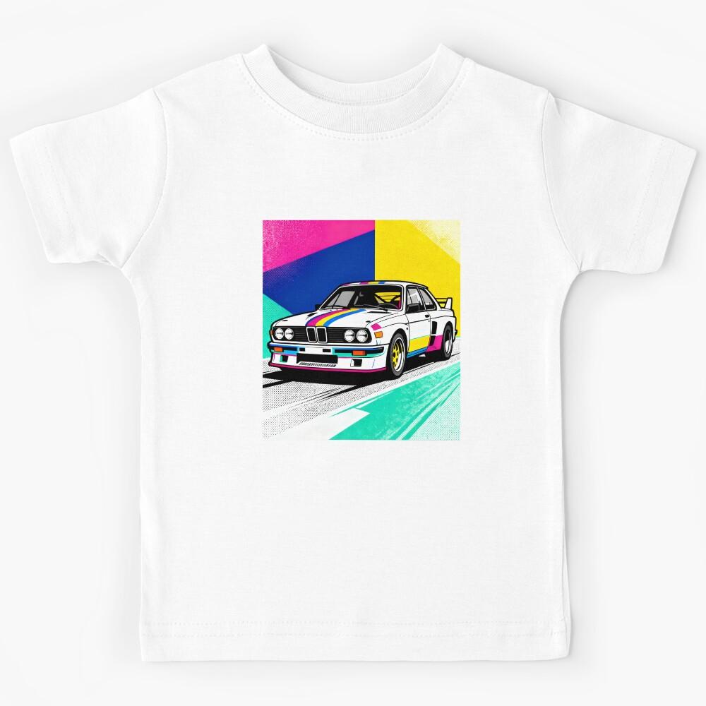 Retro European Touring Car Art T-Shirt Kids T-Shirt 170