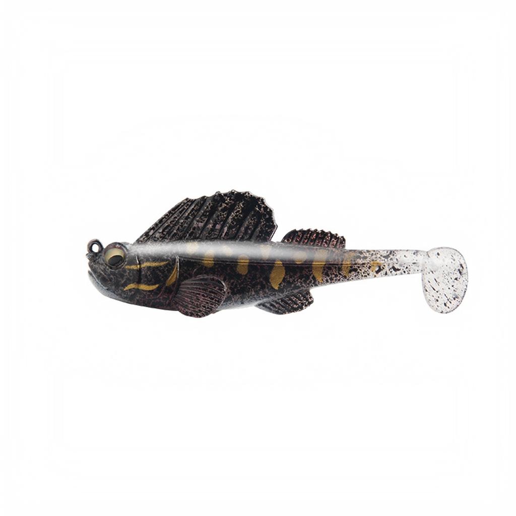 Soft Silicone Fishing Snag with Black Hook - Weighted Artificial for and Fishing