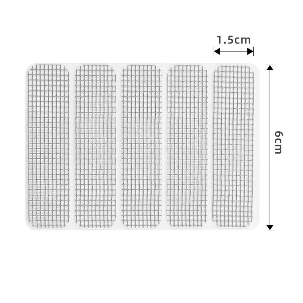 5PCS  Self-adhesive Window Screen Repair Kit, Waterproof Patch For Screen Door Windows