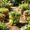 Frog Flowerpot, Decorative Resin Frog Planter, Fade-Resistant Herb Pot Garden Accent, for Home Decoration