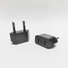 European To US Plug Adapter: 4.0 Pin To 2 Flat Pins Conversion