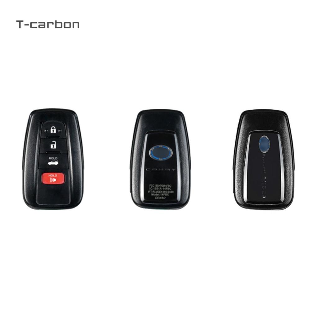 Carbon Fiber Car Key Cover For Toyota 8Th Generation Prado Yize Chrnew Vios Key Cover Fob Shell Accessories