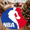 NBA Pattern Round Rug, Indoor/Outdoor Mat, for Picnic, Gameroom, Bedroom, Office, Living Room, Home Decor Carpet, Birthday Gift