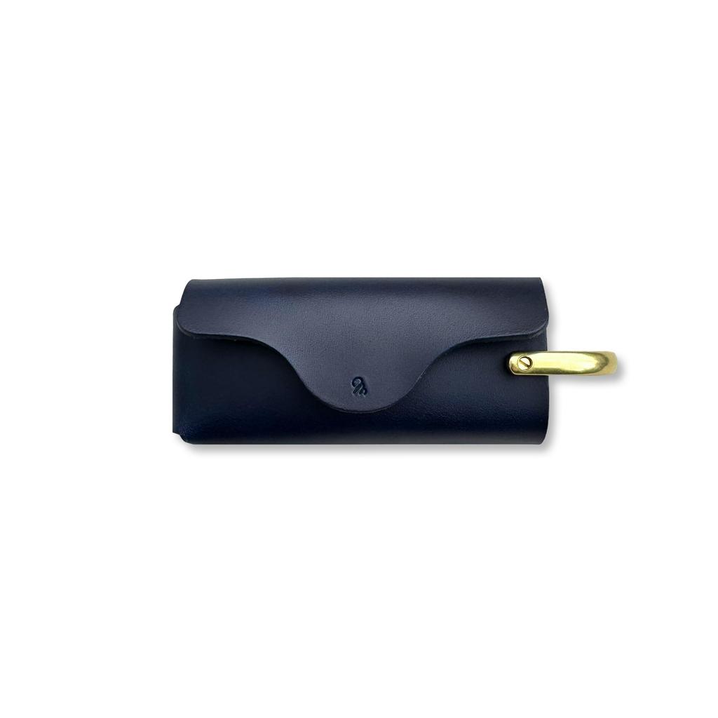 Koron Compact Key Case In Buttero Leather with Key Smart Key Case for Men and Made In Italian Minimalist [moku] Strap, Women, Japan, Mini, Small,
